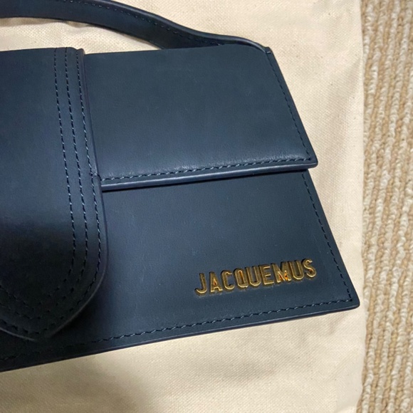SOLD！New Jacquemus Le Grand Bambino Bag Navy - Picture 2 of 9